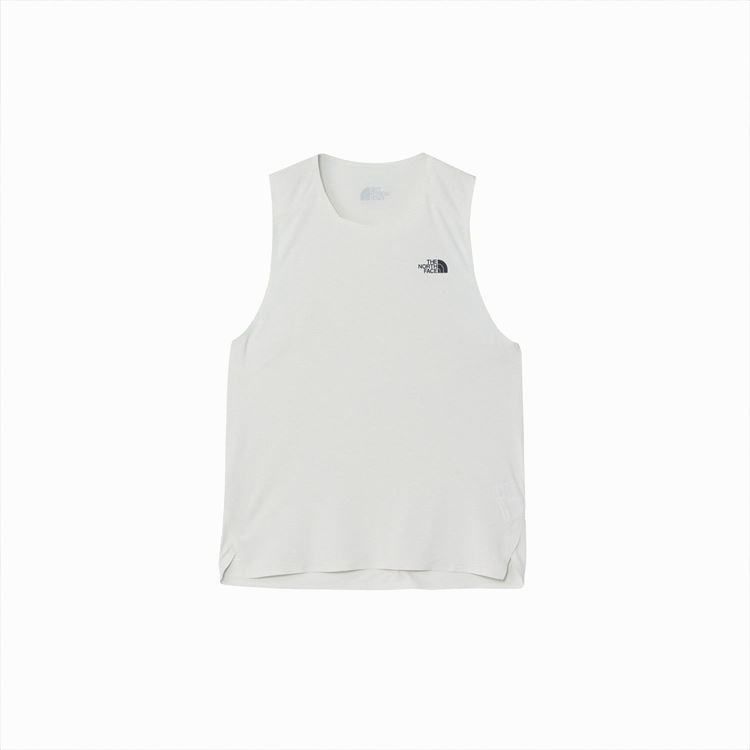 【新品】THE NORTH FACE ザノースフェイス タンクトップシャツ FLT IMPULSE SINGLE NT12475 メンズ グレイッシュホワイト メンズ フライトインパルスシングレット スリーブレス ノースリーブ カットソー トレラン トレイルラ