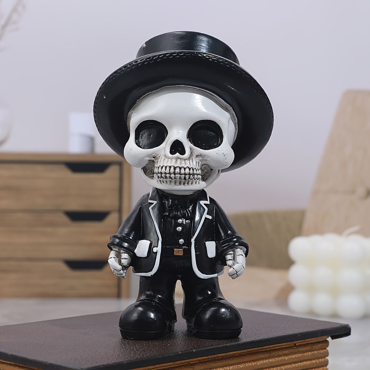 頭蓋骨置物 約15cm 頭蓋骨置物 約15cm