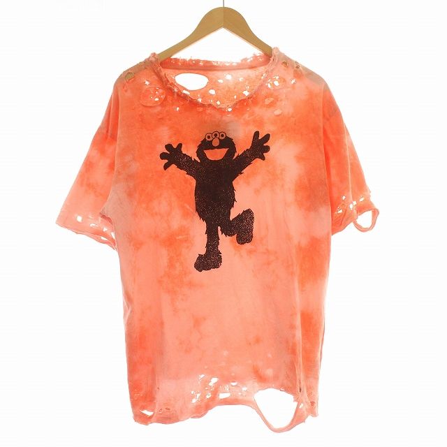 テッペイ フルヤマ TEPPEI FURUYAMA ダメージ加工 タイダイ T テッペイ フルヤマ TEPPEI FURUYAMA ダメージ加工 タイダイ T