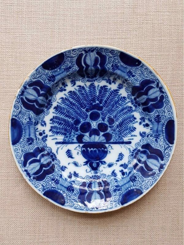 送料無料 オリジナル デルフト焼き オランダ デルフト 18世紀中期