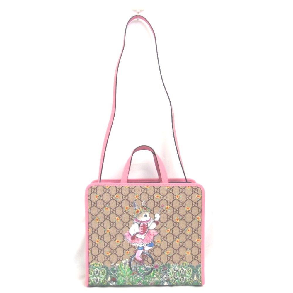 NA407901 グッチ 2WAY トートバッグ GGスプリーム ヒグチユウコ  