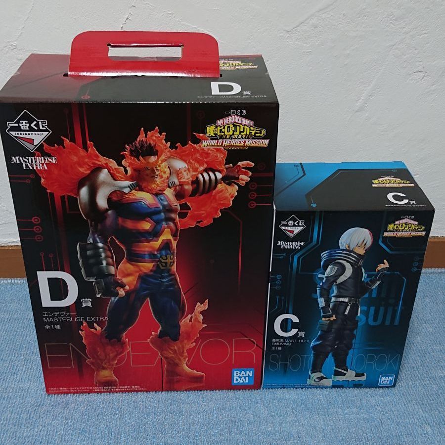 一番くじ 僕のヒーローアカデミア フィギュア 轟 エンデヴァー C賞 D賞