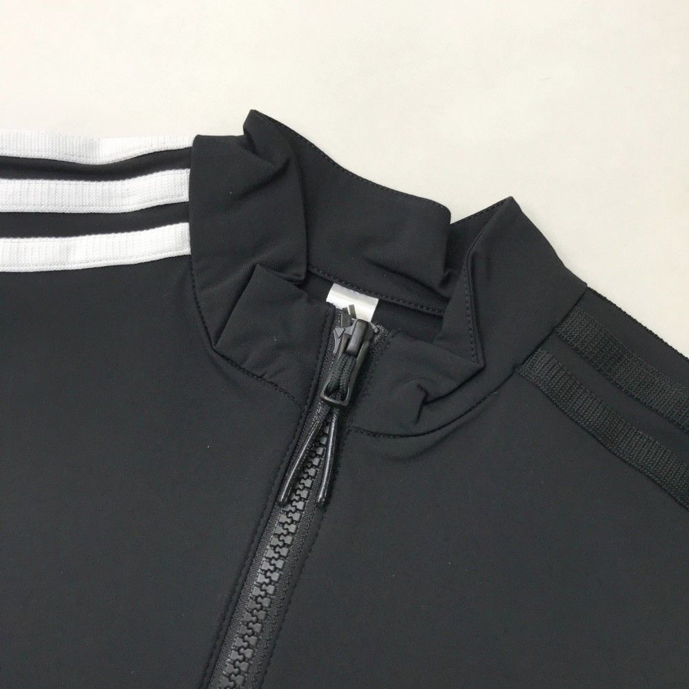 サイズ：S ADIDAS GOLF アディダスゴルフ GV1232 トラック ジップジャケット  ブラック系 [240101396543] ゴルフウェア レディース ストスト サイズ：S ADIDAS GOLF アディダスゴルフ GV1232 トラック