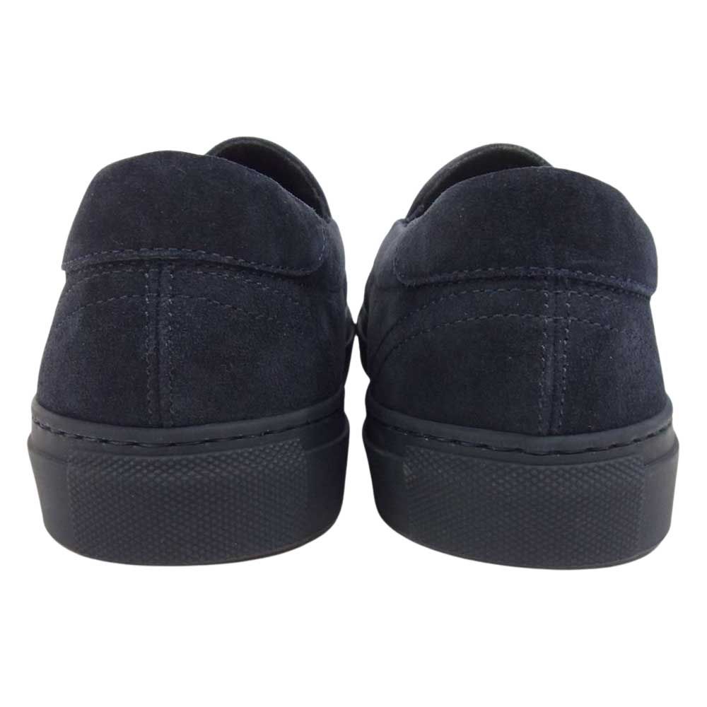 モンクレール　スウェードレザースニーカー　サイズ41 26cm ネイビー MONCLER モンクレール スエード レザー スリッポン ローカット