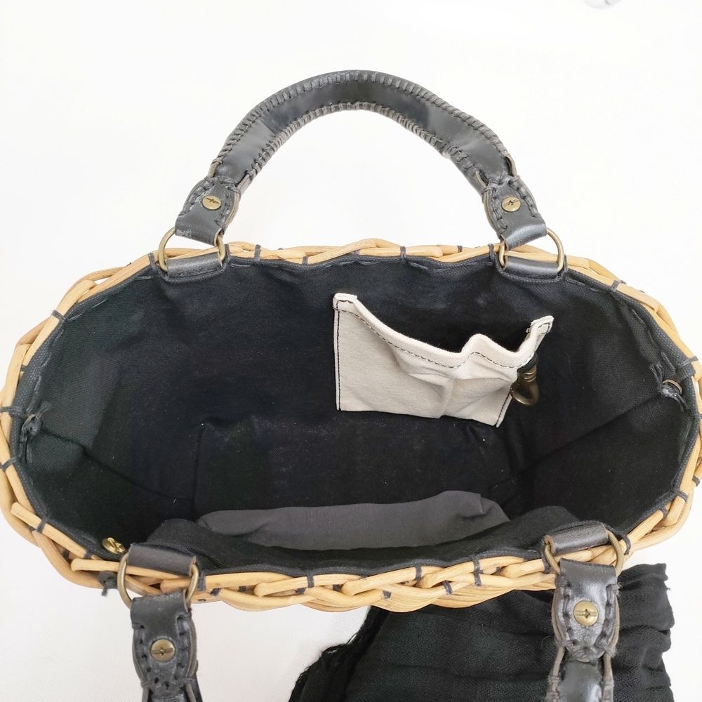 かごバッグ ベージュ