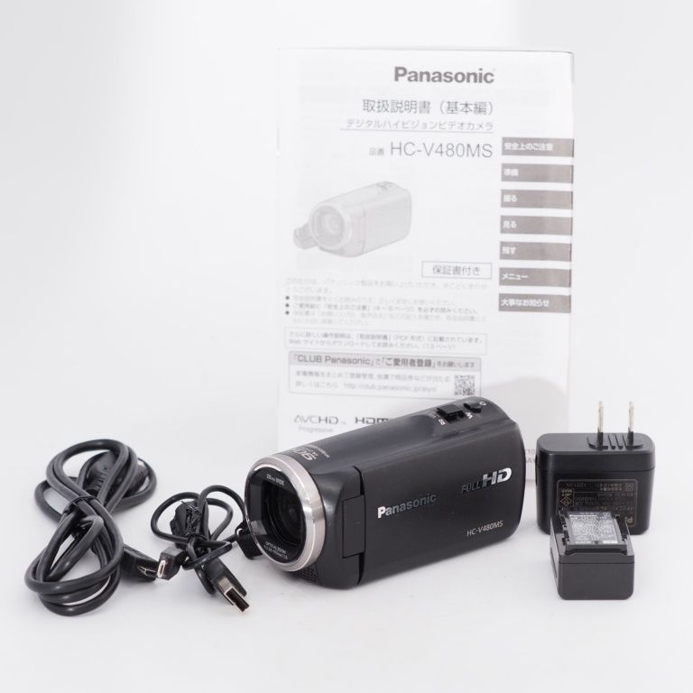 Panasonic パナソニック HDビデオカメラ V480MS 32GB 高倍率90倍 Panasonic パナソニック HDビデオカメラ V480MS 32GB 高倍率90倍