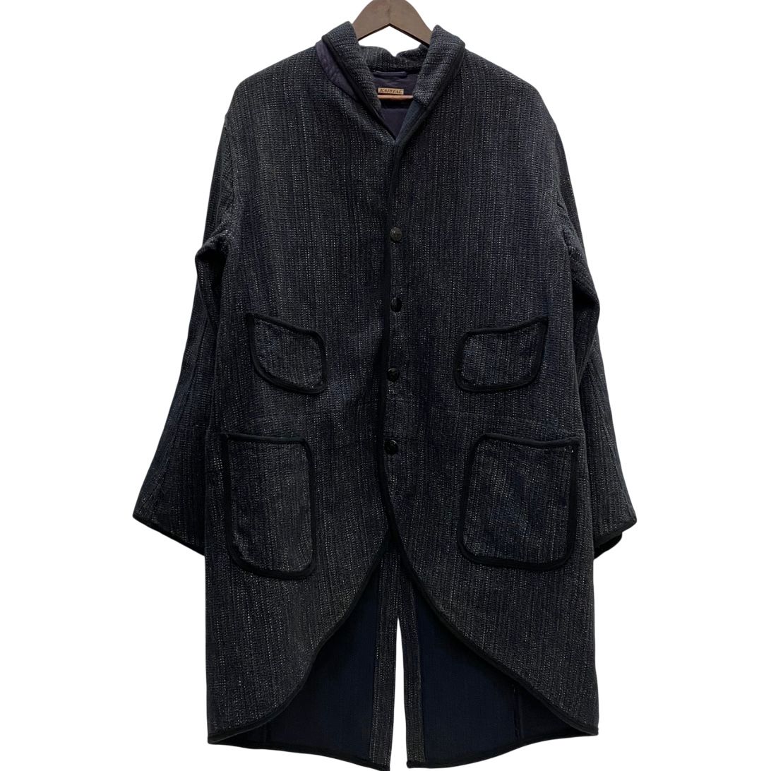 【美品】KAPITAL キャピタル コート M キャピタル KAPITAL ビーチクロスコート ジャケット ネイビー M