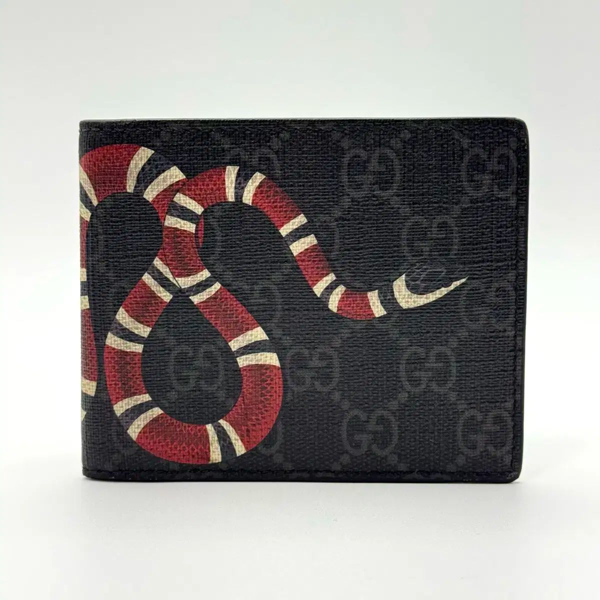 OS GUCCI グッチ 蛇 二つ折り財布