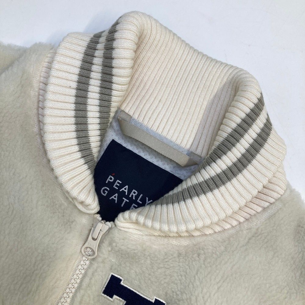 ジップベスト ベージュ系