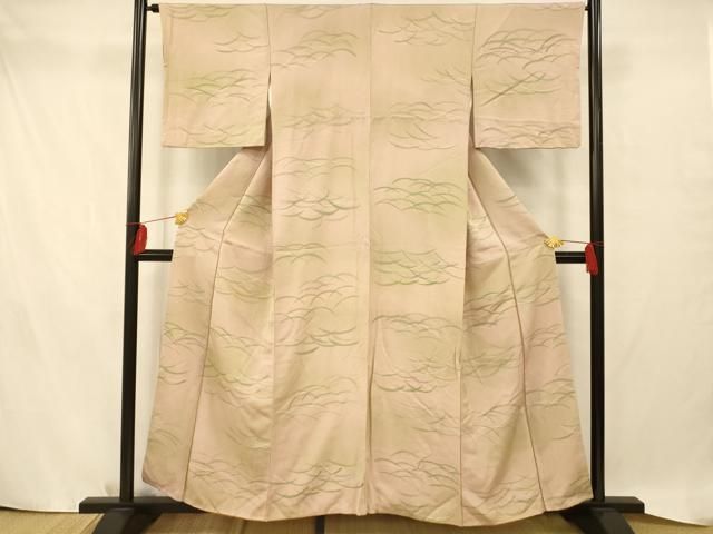 平和屋着物□上質な小紋 霞芝文 暈し染め 正絹 逸品 AAAY8748fw - メルカリ