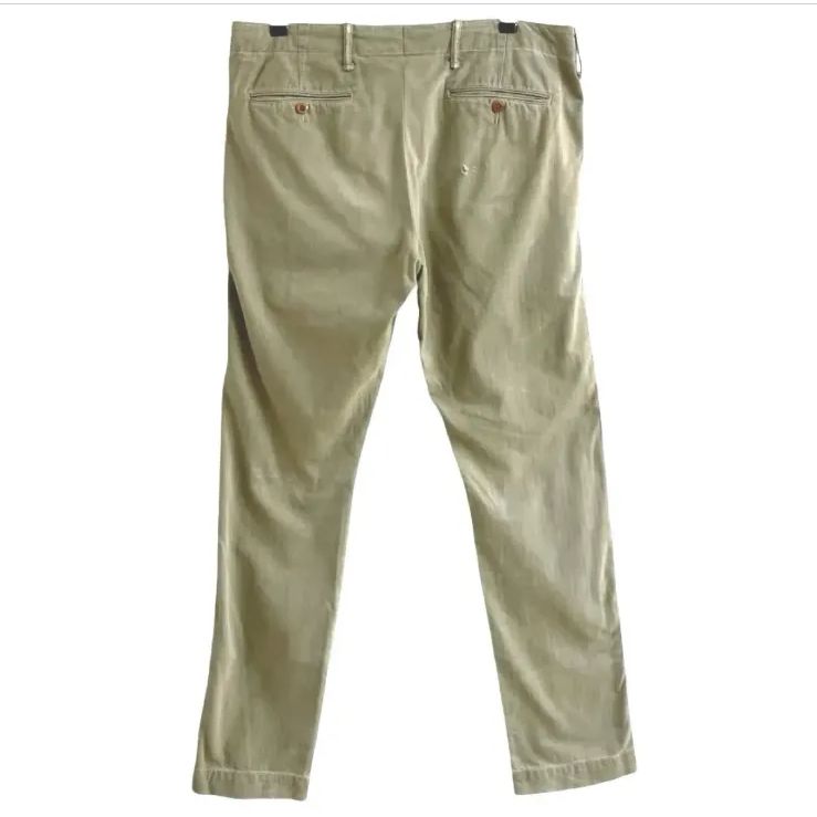 メンズ RRL ホワイト ヘリンボーンチノパンツ メンズ 34