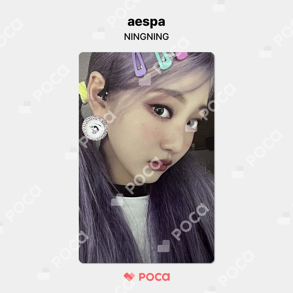 aespa ニンニン トレカ COME TO MY ILLUSION RANDOM TRADING