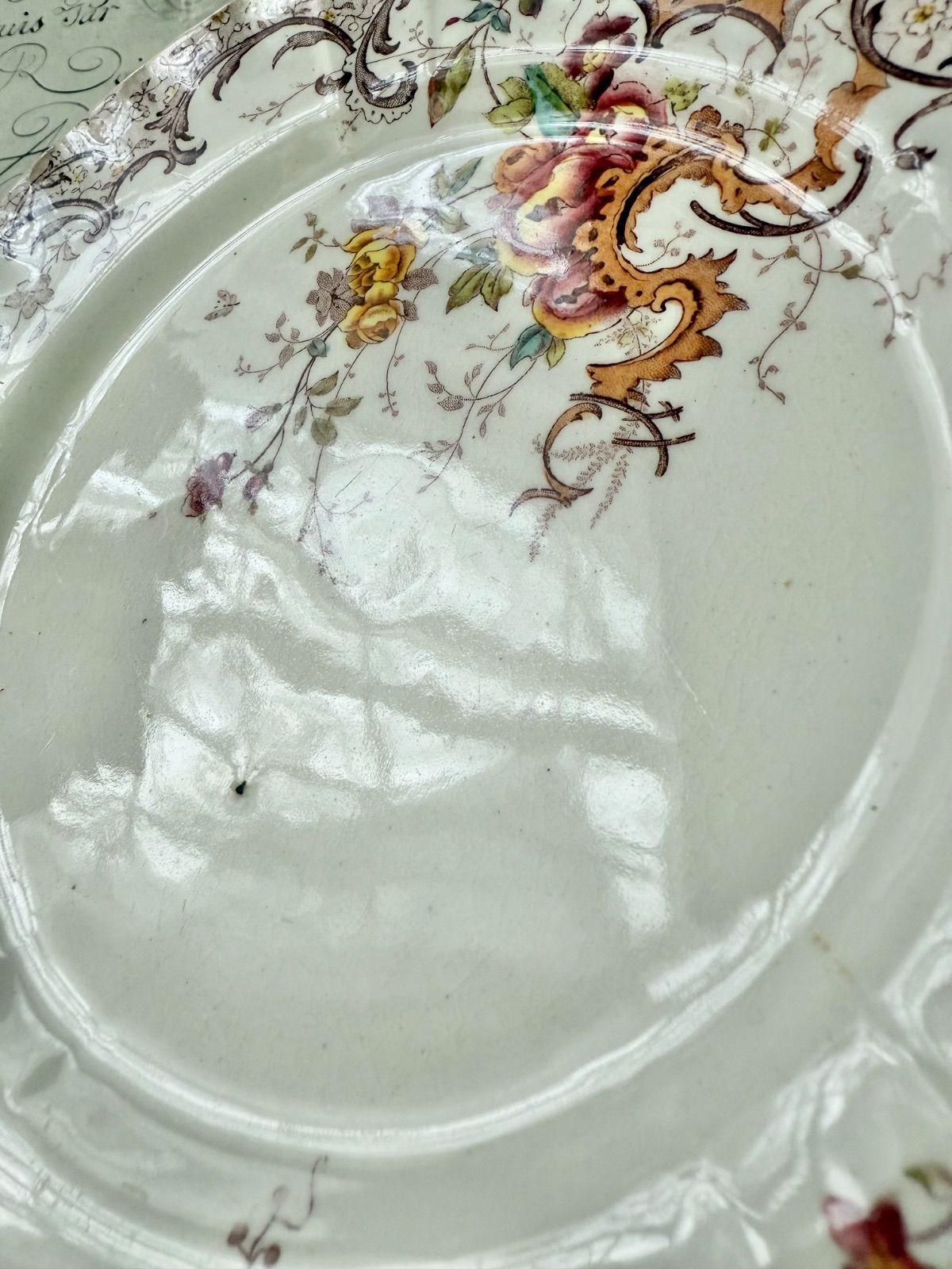 デザートプレート フランスアンティーク