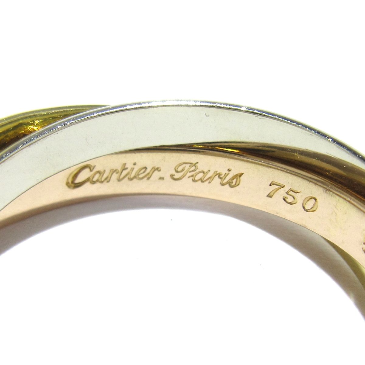 Cartier(カルティエ) 3連リング 53美品 トリニティ K18スリー