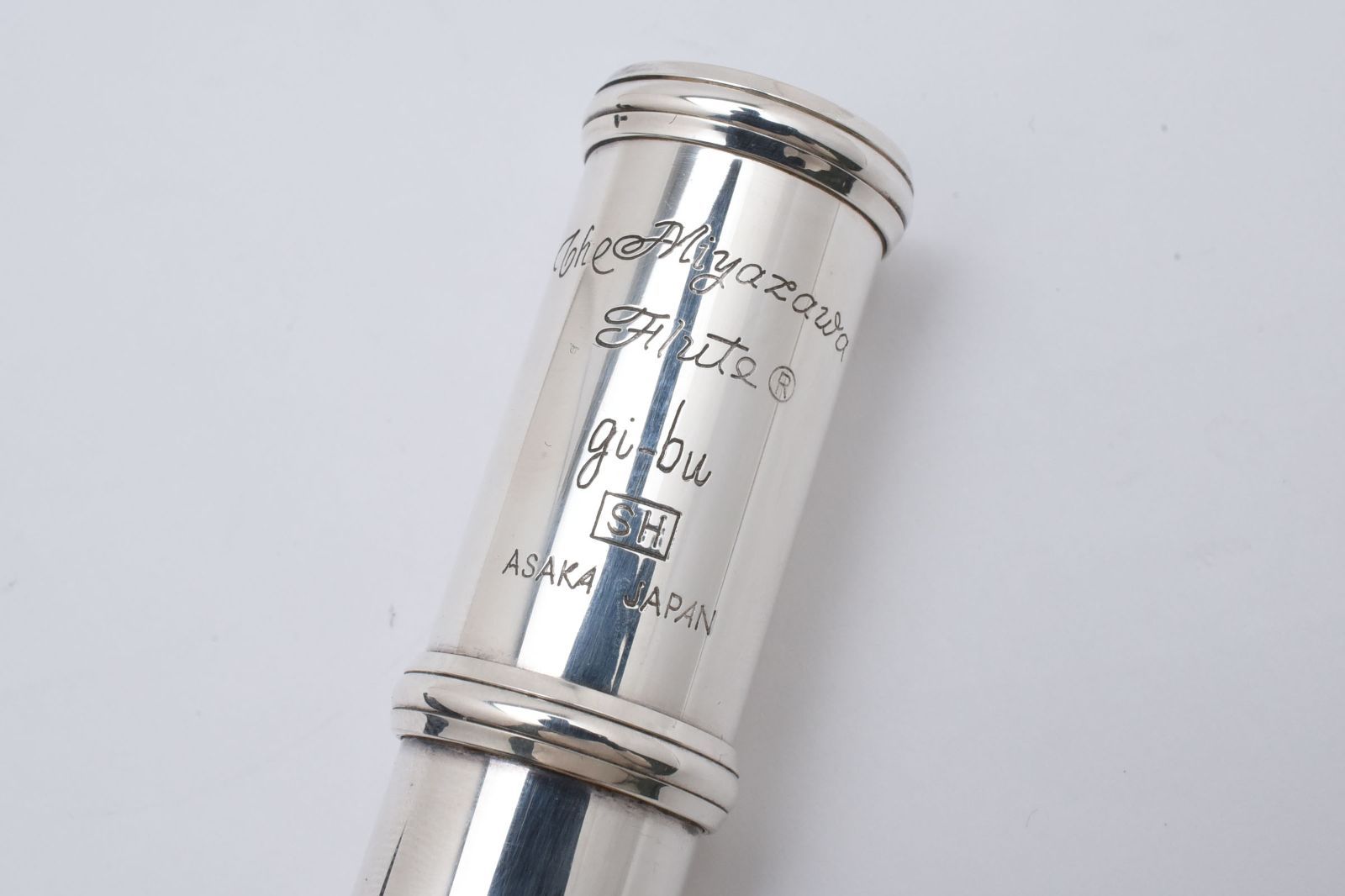MIYAZAWA ミヤザワ フルート Gi-Bu SH 頭部管銀製 日本製 希少