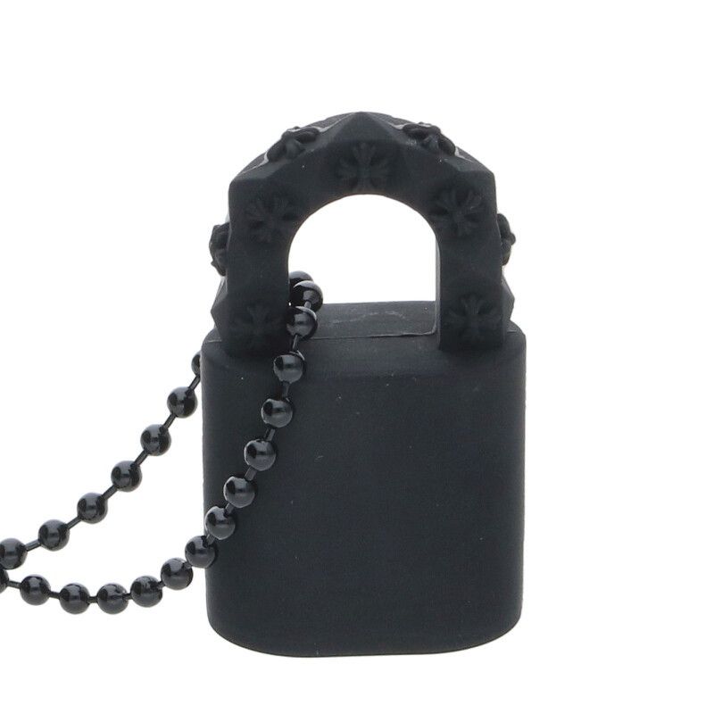 クロムハーツ PADLOCK FLERKNEE SLCN/パドロックフレアニー ラバー