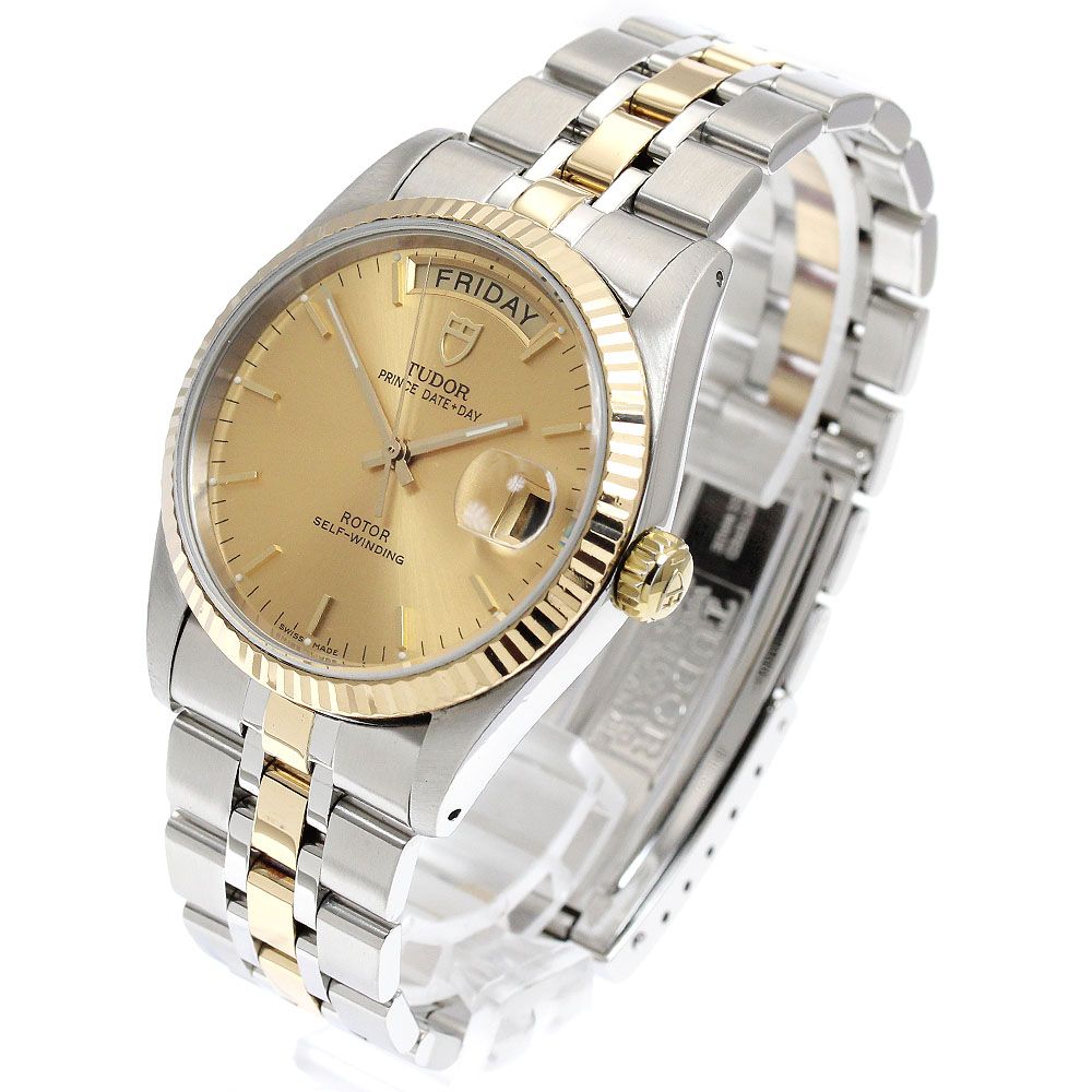 チュードル TUDOR 76213 プリンス デイトデイ 自動巻き メンズ