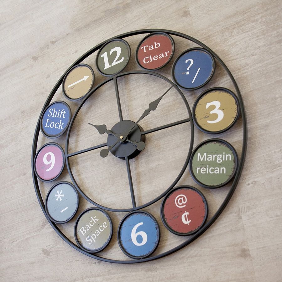 カラフル掛時計