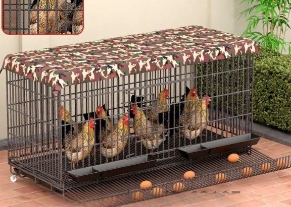鶏ケージ家庭用キングサイズ家禽ベランダ折りたたみ犬ケージ養殖屋外鶏小屋鶏小屋 ZYP29今がチャンス