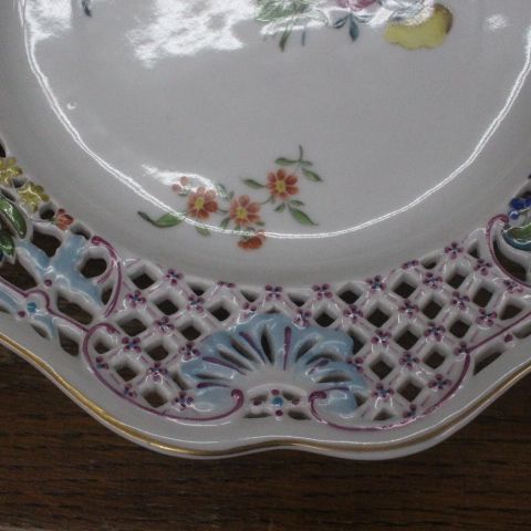 レア 1774年-1814年 マイセン Meissen マルコリーニの星 直径約25cm