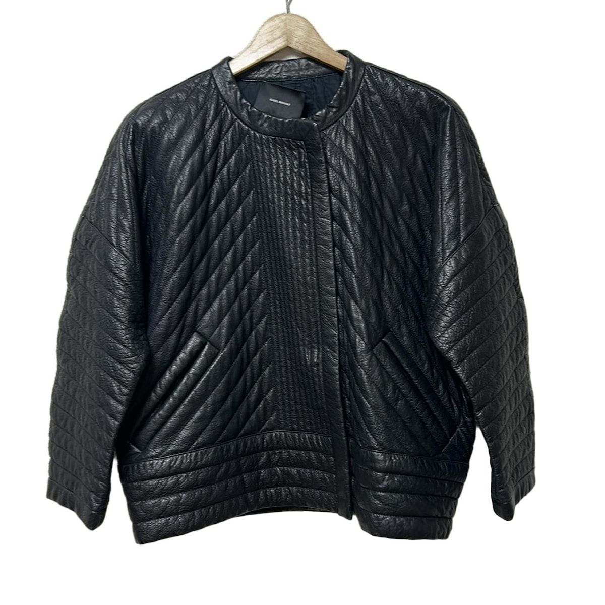 ISABEL MARANT イザベルマラン ブルゾン サイズ34 S レディース - 黒 長袖|レザー|キルティング|秋|冬