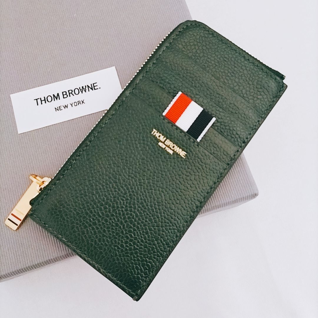 新品未使用】THOM BROWNE フラグメントケース ファスナー財布 カード 