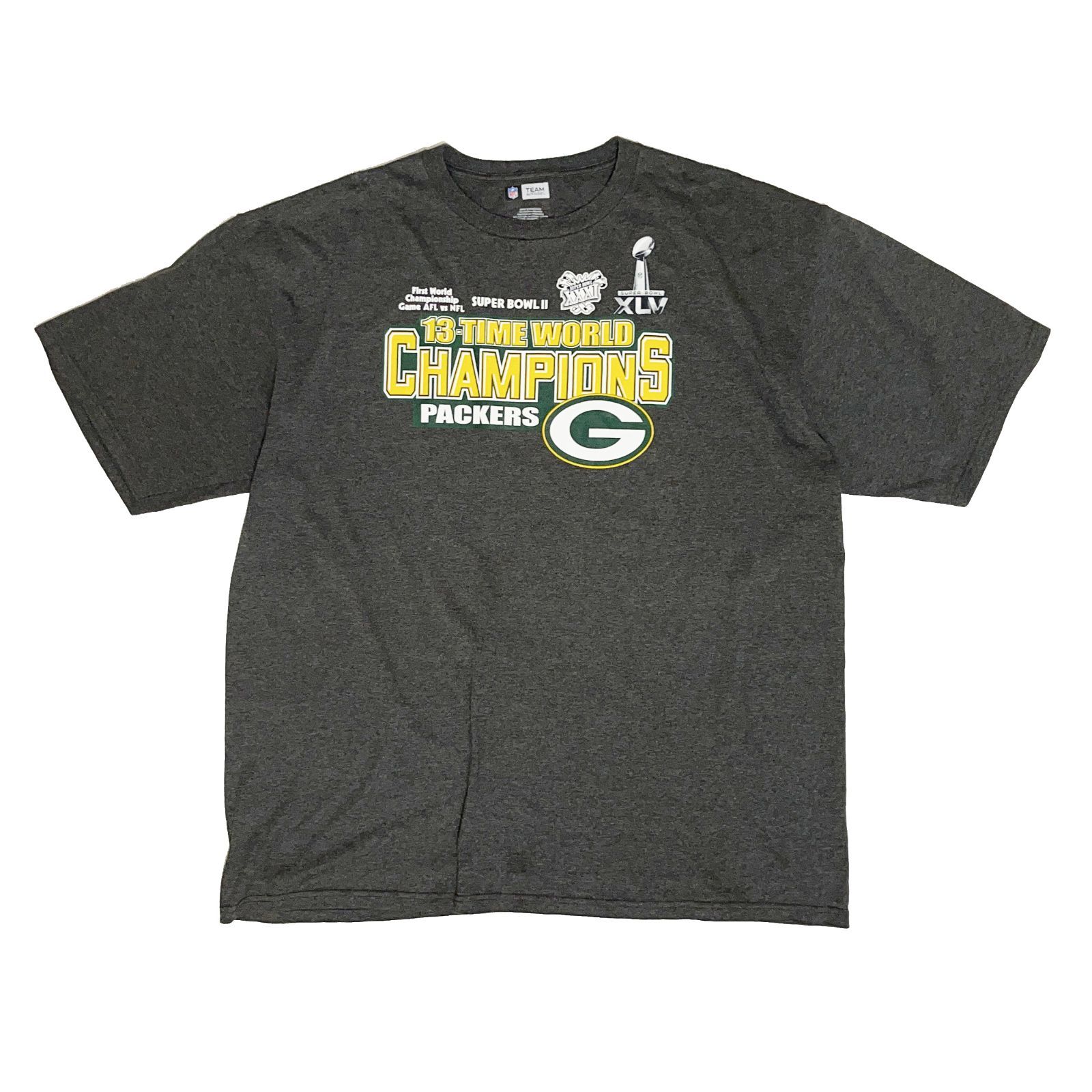 メンズ3XL チーム系 NFL VS AFL 13 TIME WORLD CHAMPIONS GREEN BAY