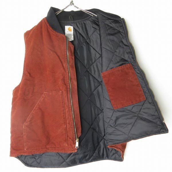 USA製 carhartt カーハート V02 CLY ダック ベスト 2XL-Regular 00s