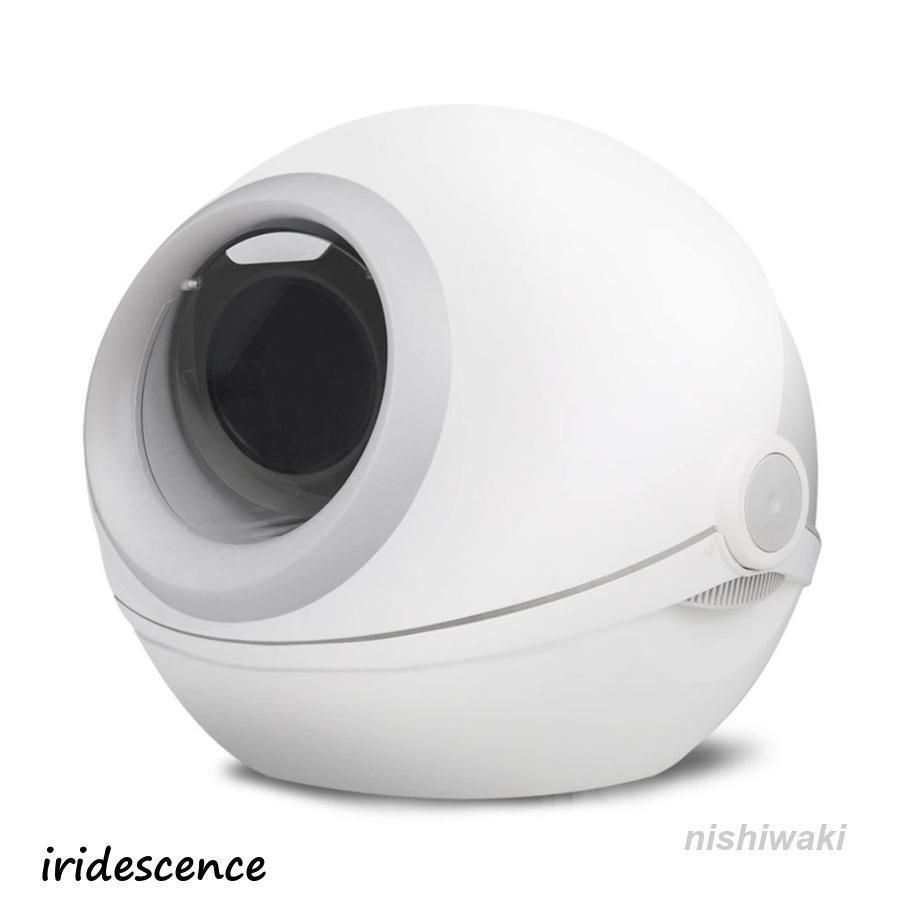 猫 トイレ 自動 猫トイレ 大型 ドーム 完全密閉型 ネコトイレ 防滴?脱臭機能付き 収納ボックス付き 取り外し 15kgまでのペット砂に対応 ほとんどの猫砂に対