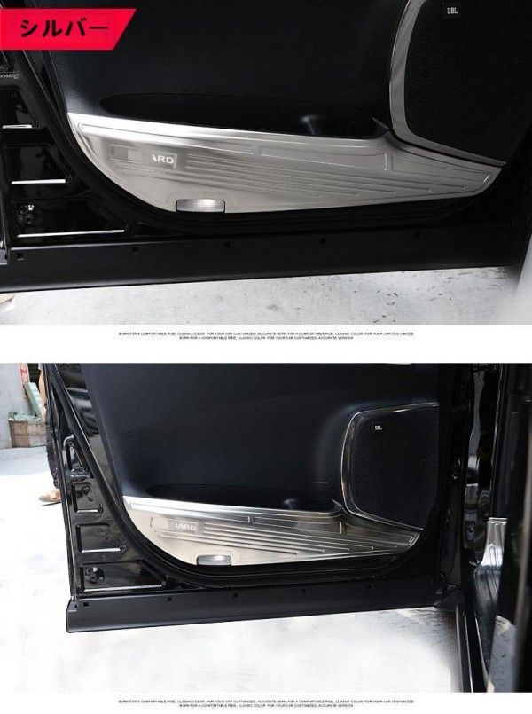 アルファード 30系 キック防止プレート スカッフ プレート サイドステップカバー 304ステンレス鋼 安全保護 アップグレード