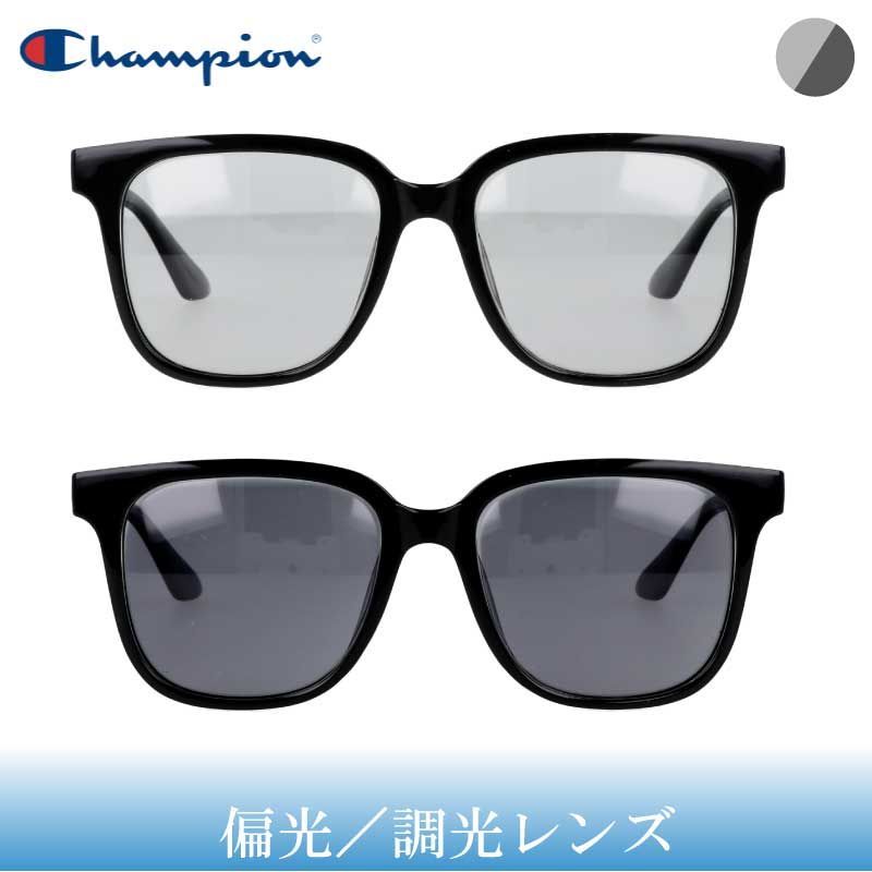 ラウンド型 ブラックフレーム サングラス