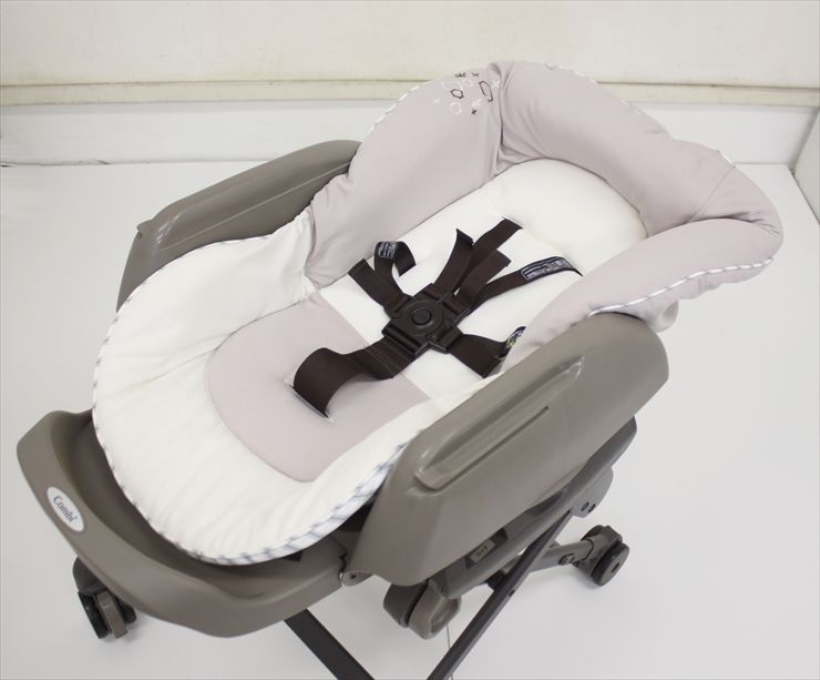 美品 ネムリラ FF キャンディベージュSB 手動ハイローチェア