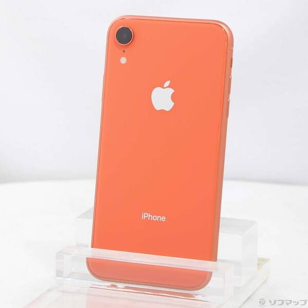 中古品〕 iPhoneXR 64GB コーラル MT0A2J／A SIMフリー【258