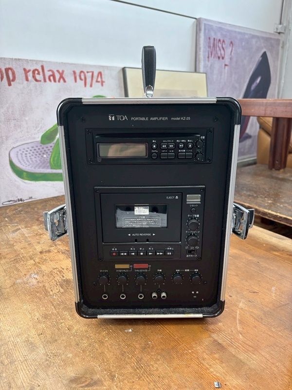 美品 TOA KZ-25 PAアンプ ポータブルアンプ カラオケ 【公式通販】