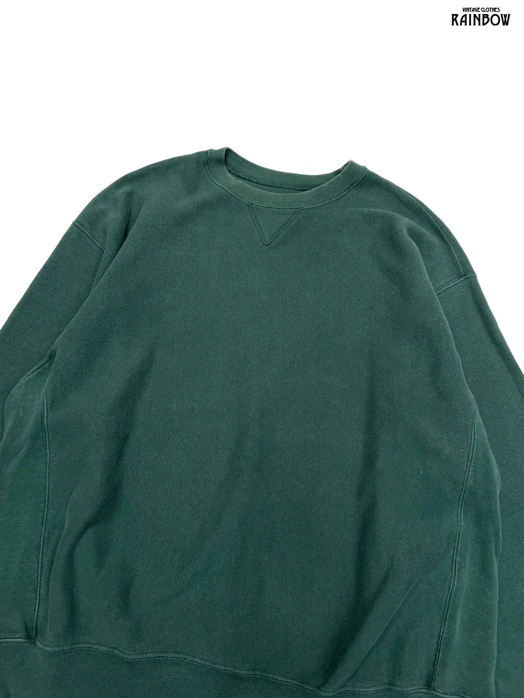 お買い得特価商品。 古着 GAP ギャップ アメリカ製 無地 長袖 スウェット トレーナー 緑 ttu2509128 コンパクト