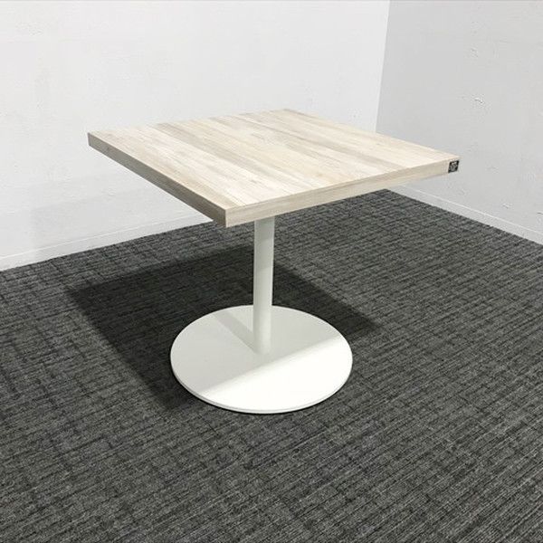 ミーティングテーブル 完成品 アルトピアッツァ カフェテーブル ブラウン オカムラ