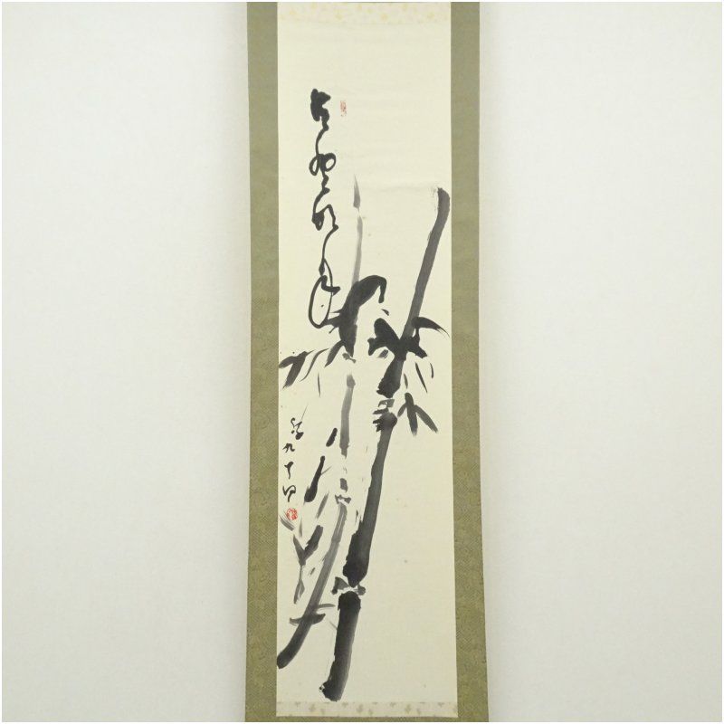 掛軸 秋月種樹(古香)『書』茶掛け 紙本 肉筆 無地箱付 掛け軸 a030114 掛軸 秋月種樹(古香)『書』茶掛け 紙本 肉筆 無地箱付 掛け軸