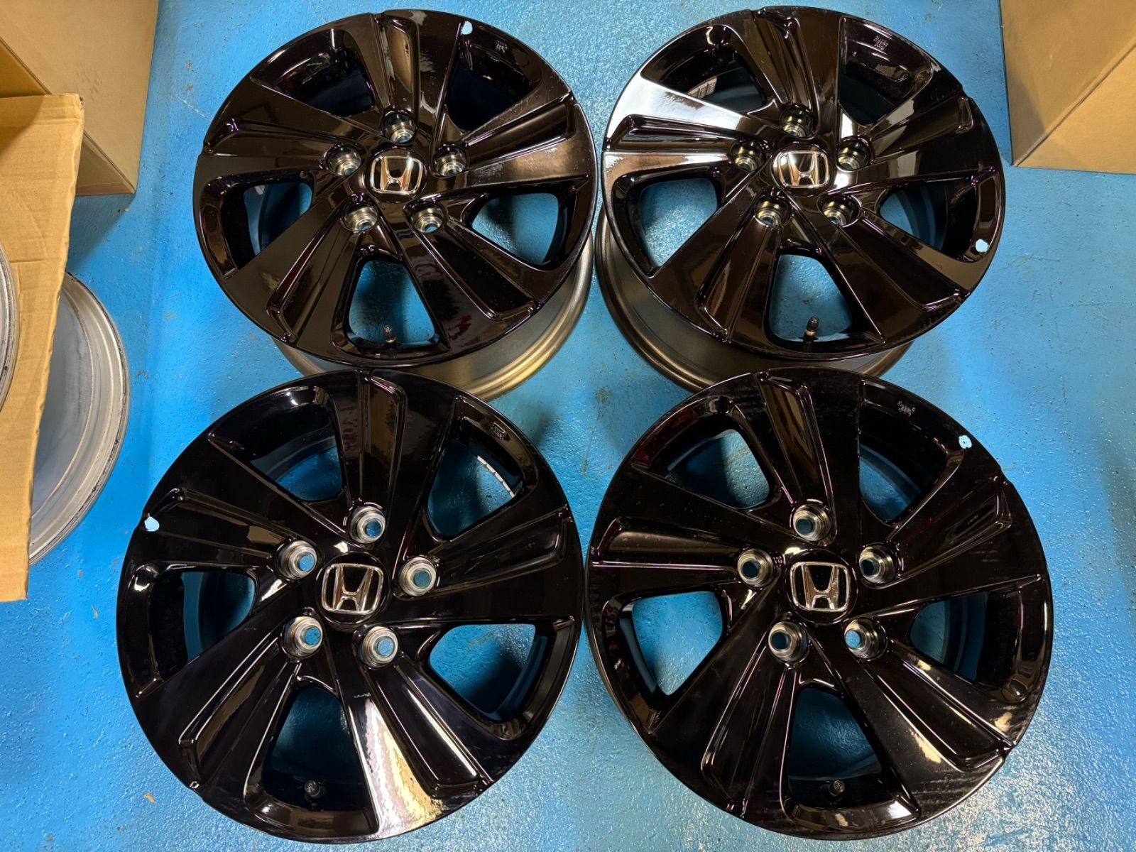 フリード15インチ 純正アルミホイール ２本② ホンダ HONDA フリード純正アルミホイール 15インチ 2本 ② ホンダ