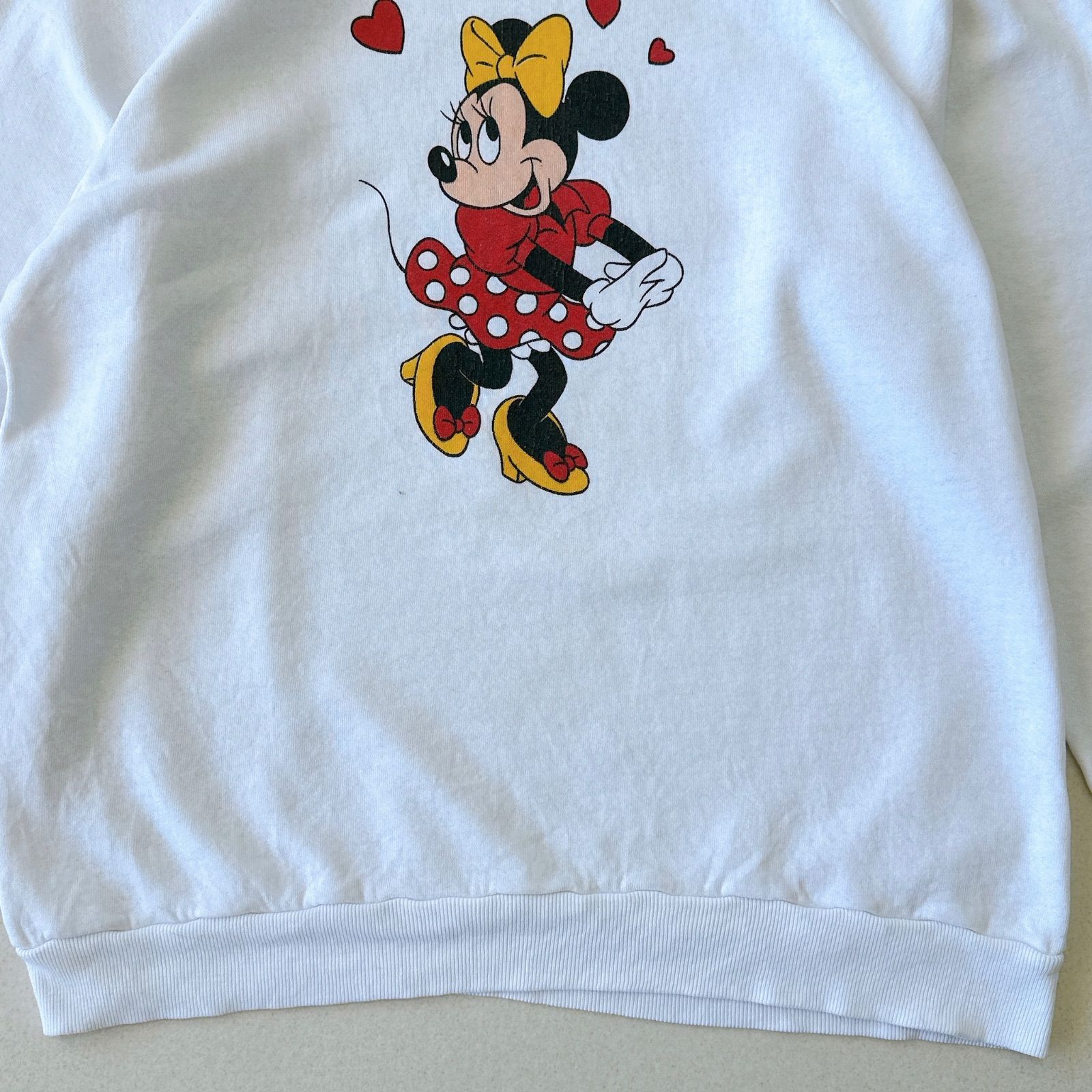 80s USA製 ディズニー ミニー スウェット disney minnie print sweat