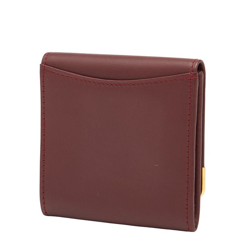 カルティエ マストライン ワインレッド ゴールド レザー レディース CARTIER 1-0237654