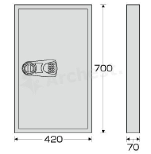 キーボックス 80本用