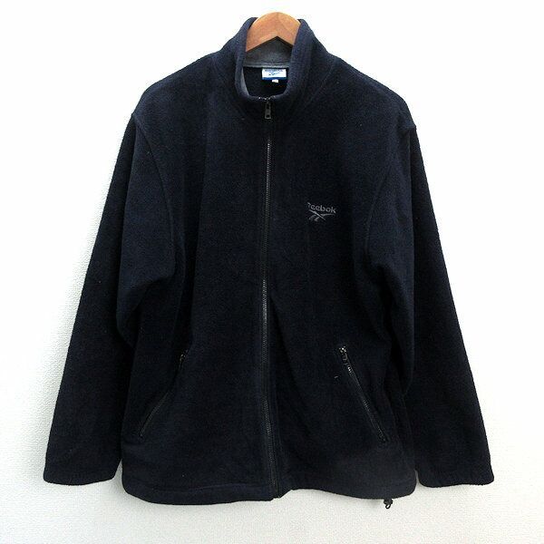 s90年代リーボック/Reebok フリースジャケット JTK【M】紺/ MENS/4【中古】