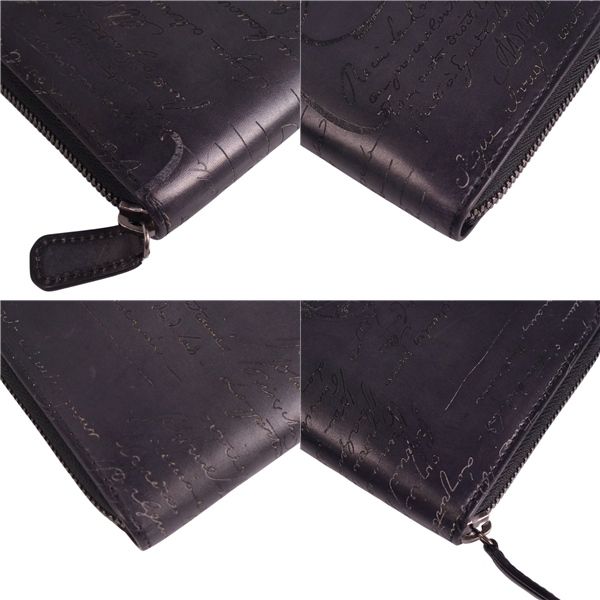 美品 ベルルッティ Berluti 財布 ロングウォレット カリグラフィ
