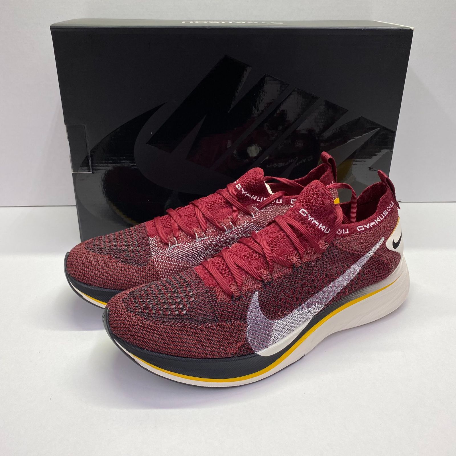 未使用 NIKE GYAKUSOU 19SS VAPORFLY 4% FLYKNIT 27.0cm AV7998-600