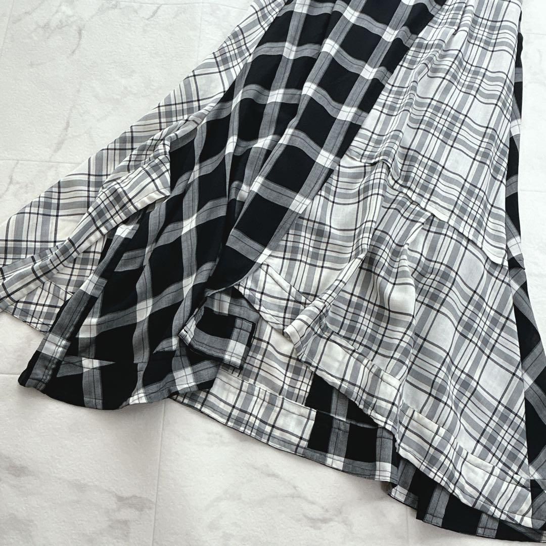 ニットコンビMIXパターンワンピース