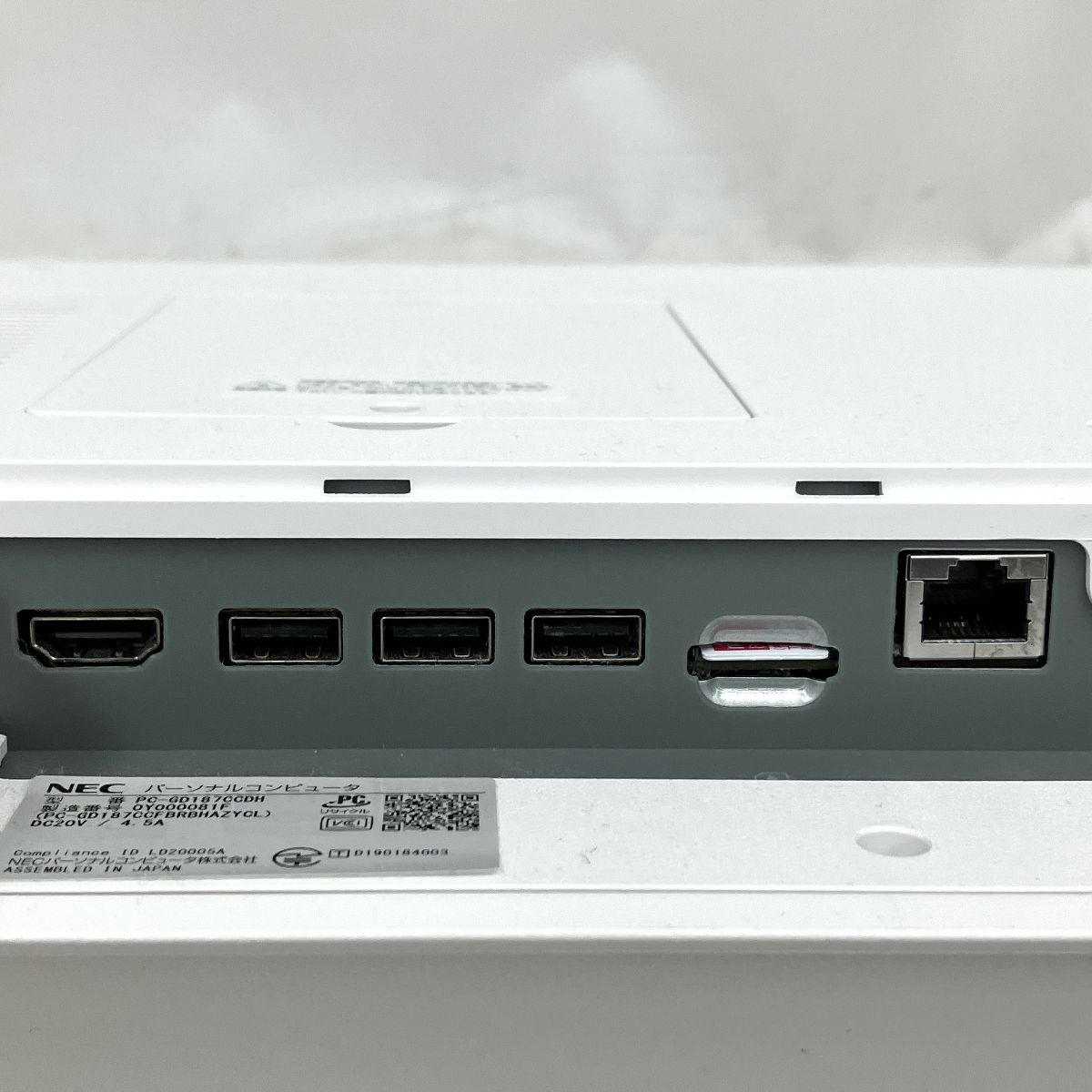 【動作保証】NEC PC-GD187CCDH 23.8インチ 一体型パソコン i7-10510U 16GB HDD 4TB SSD 512GB  win11 中古 M8758492