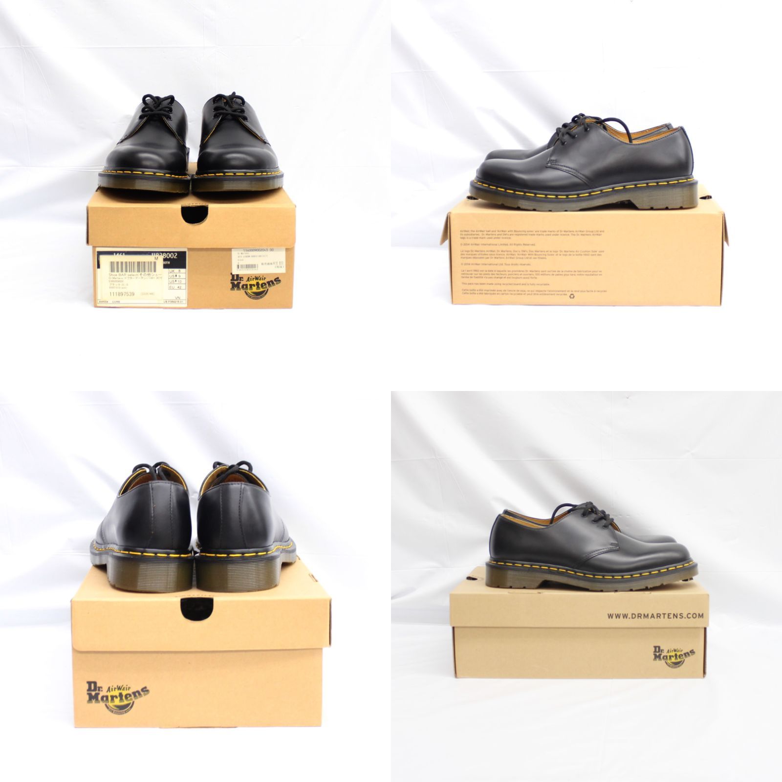 【未使用品】Dr. Martens 1461 3EYE GIBSON SHOE 11838002 27cm