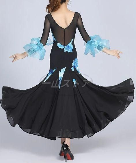 フリルフロート 立体型 社交ダンス モダンダンス オーダーメイド