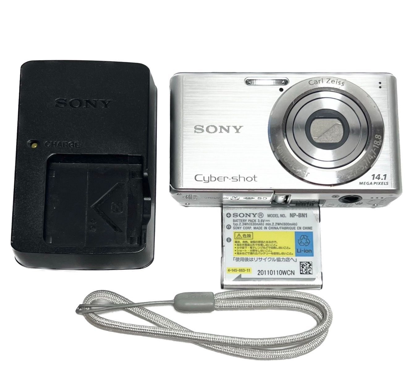 ☆ 送料無料‼ 良品 SONY ソニー デジタルカメラ Cybershot DSC-W530 S