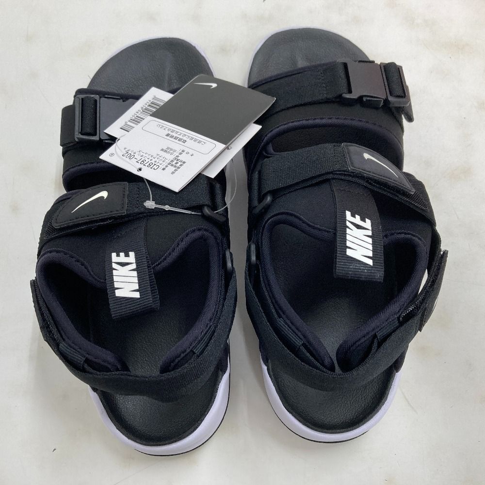 02w16236 ナイキ NIKE キャニオンサンダル ブラック 25.0cm